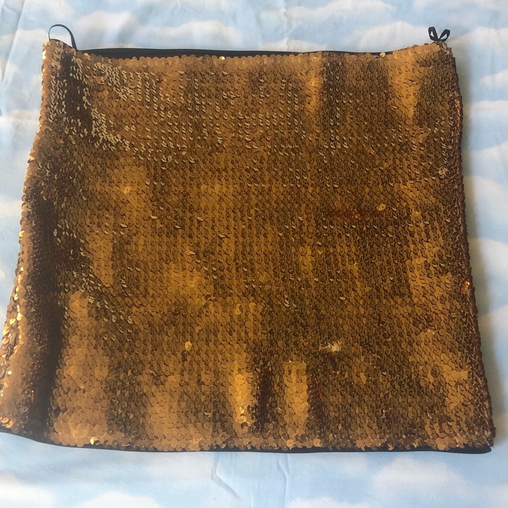 H&M Gold Sequin Tube Top. Size Medium.